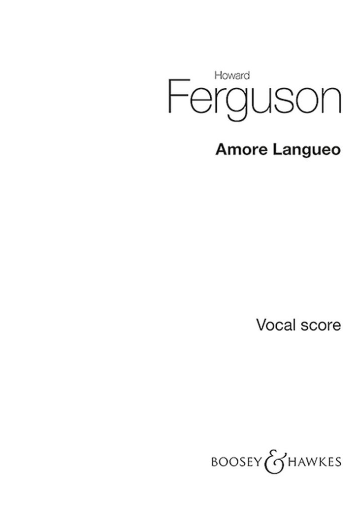 Amore Langueo op. 18
